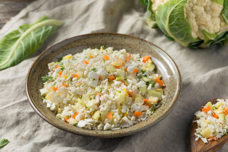 ryż kalafiorowy na diecie ketogenicznej