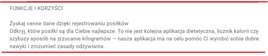 opis myfitnesspal aplikacja zdrowotna